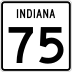 State Road 75 marker