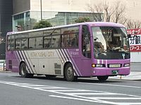 たかとう 貸切車には車両番号ではなく北九州市の山や海などにちなんだ愛称が付けられる。