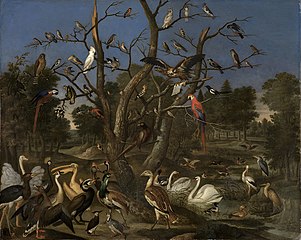 A Concert of Birds, Franz de Hamilton Karlsruhe (17th century)