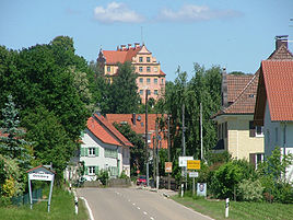 Osterberg med slottet i baggrunden