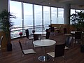 A view of the Kitakyushu skyline from an observation platform.