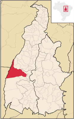 Localização de Pium no Tocantins