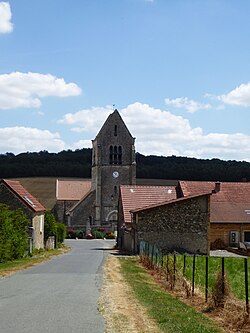 Skyline of Vézilly