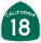 State Route 18 Business marker