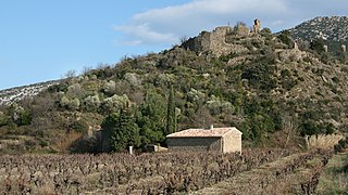 Ruines du château de Castelmaure.