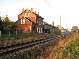 The former railway station in Critot