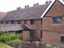 Red brick building.