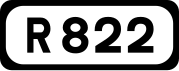 R822 road shield}}