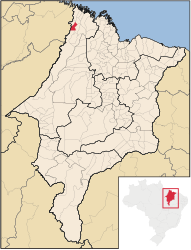 Junco do Maranhão – Mappa