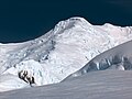 Top Mount Friesland vanaf een gletsjer op de berg