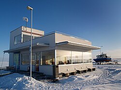 Munalaiu harbour in winter.