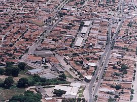 Vista parcial aérea da Cidade