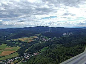 Panorama des Hochtaunus vom östlichen Hintertaunus