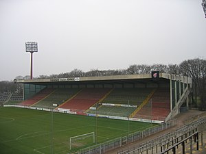 Die Nordtribüne des Grotenburg-Stadions