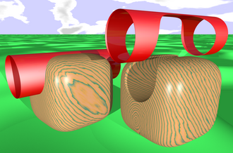 Triangulation: Zylinder, Fläche '"`UNIQ--postMath-00000002-QINU`"', povray-Bild