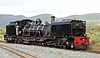 A SAR NGG 16 class locomotive preserved on the Welsh Highland Railway