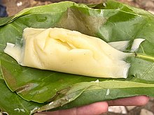 Acaçá is a ritual food central to ceremonies of Afro-Brazilian religions, specifically to Candomblé rituals.