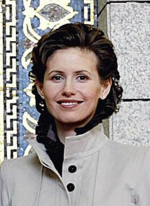 Asma al-Assad i Moskva, 2008.