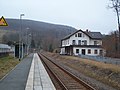 Bahnhof Lauter (Sachsen) mit ehem. Empfangsgebäude (2016)