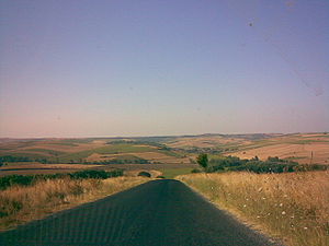 Paisagem perto da aldeia de Kılavuzlu