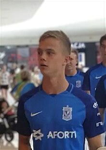 Gumny in 2017 als speler van Lech Poznań