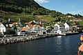 View of Utne from the ferry