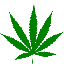 Cannabis leaf.svg