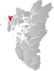 Lage der Kommune in der Provinz Rogaland