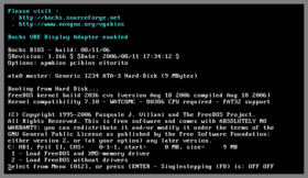 FreeDOS boot