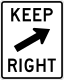 Keep right