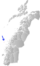 Vị trí Træna tại Nordland