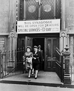 A synagogue in New York City remained on D-Day