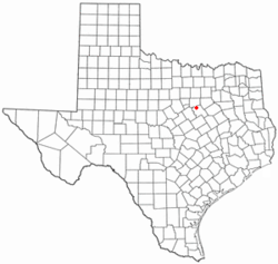 Location of Covington, Texas