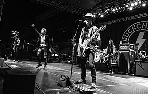 Buckcherry performing in 2016