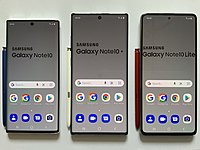 Samsung Galaxy Note 10 Samsung Galaxy Note 10+ Samsung Galaxy Note 10 Lite