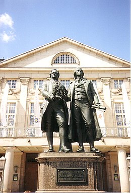 It Goethe-Schillermonumint