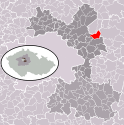 Káraný – Mappa