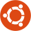 Ubuntu logo.