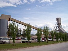 Mine Niobec de Saint-Honoré en 2006.