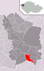 Štědrá – Mappa