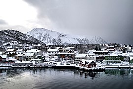 Blick auf Stokmarknes