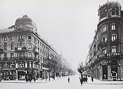 Untere (nördliche) Bahnhofstrasse Anfang der 1920er Jahre