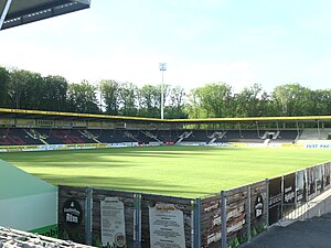 Das Stadion im Mai 2012