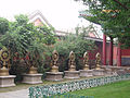 A courtyard of Puning Temple