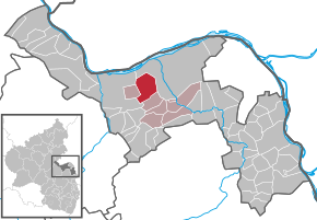 Poziția localității Gau-Algesheim