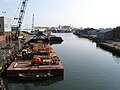 A barge on the Gowanus Canal