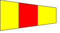 INTERCOで「0」を表すペナント。