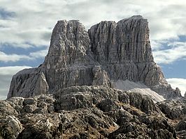 Monte Averau vanaf de Falzaregopasweg