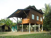 Casa Khmer en Camboya