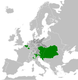 Monarchia asburgica - Localizzazione